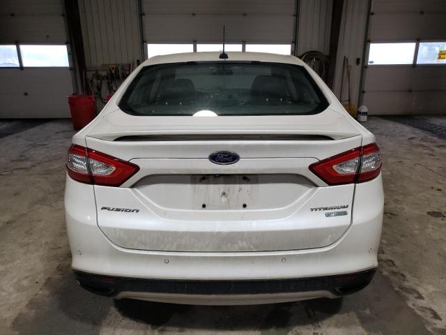 3FA6P0K92ER251262 - 2014 FORD FUSION TITANIUM WHITE photo 6