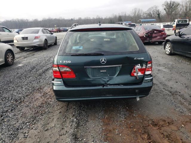 WDBUH87XX8B248217 - 2008 MERCEDES-BENZ E 350 4MATIC WAGON GREEN photo 6