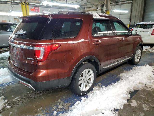 1FM5K7D85GGA51063 - 2016 FORD EXPLORER XLT ORANGE photo 3