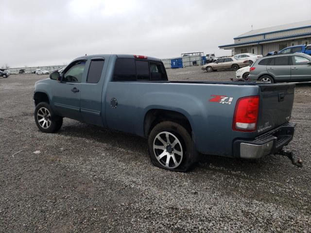 1GTR2VE09BZ454723 - 2011 GMC SIERRA K1500 SLE BLUE photo 2