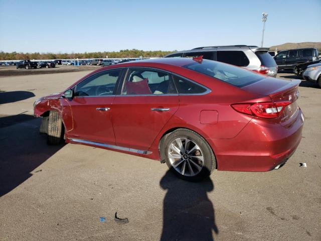 5NPE34AF8GH282862 - 2016 HYUNDAI SONATA SPORT RED photo 2