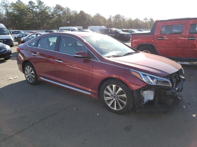 5NPE34AF8GH282862 - 2016 HYUNDAI SONATA SPORT RED photo 4