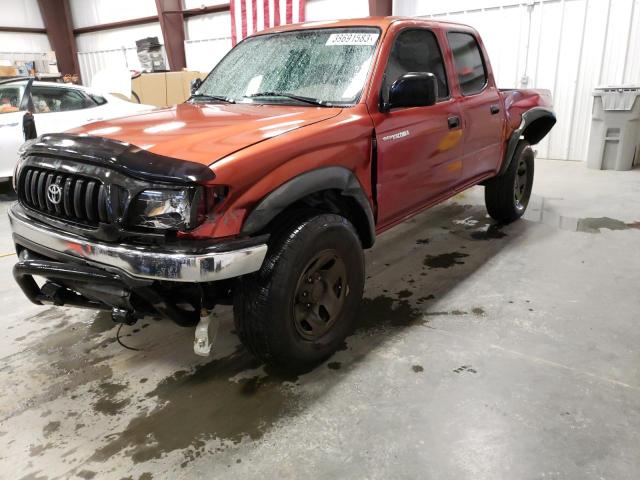 5TEGN92N53Z199385 - 2003 TOYOTA TACOMA DOUBLE CAB PRERUNNER BURGUNDY photo 1