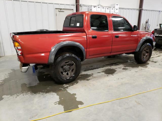 5TEGN92N53Z199385 - 2003 TOYOTA TACOMA DOUBLE CAB PRERUNNER BURGUNDY photo 3