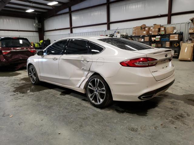 3FA6P0K92HR137363 - 2017 FORD FUSION TITANIUM WHITE photo 2