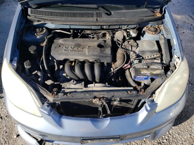 2T1KR32E63C068354 - 2003 TOYOTA COROLLA MA XR BLUE photo 12