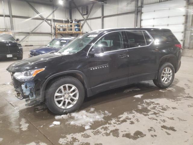 1GNEVFKWXKJ220942 - 2019 CHEVROLET TRAVERSE LS BLACK photo 1