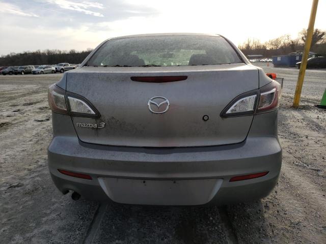 JM1BL1TFXD1820883 - 2013 MAZDA 3 I GRAY photo 6