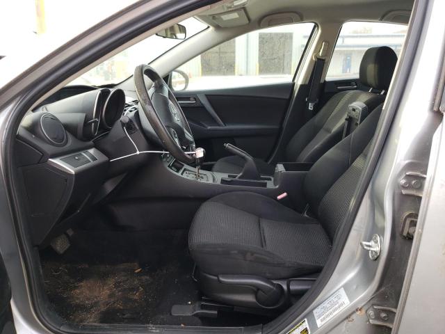 JM1BL1TFXD1820883 - 2013 MAZDA 3 I GRAY photo 7