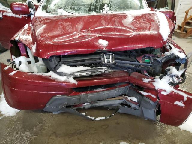 5FNYF18514B004640 - 2004 HONDA PILOT EXL BURGUNDY photo 12