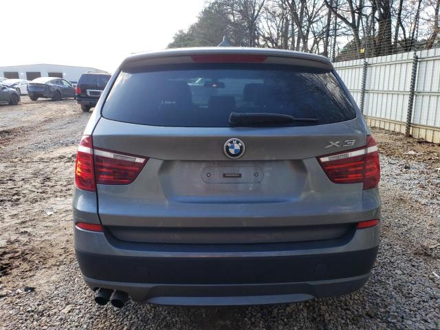 5UXWX5C54CL725127 - 2012 BMW X3 XDRIVE28I GRAY photo 6