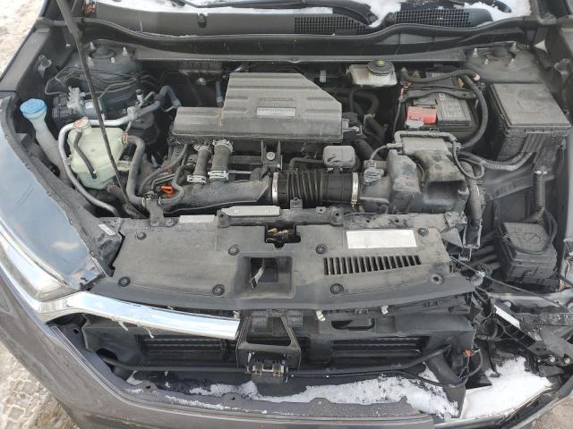 2HKRW2H91KH136681 - 2019 HONDA CR-V TOURING GRAY photo 12