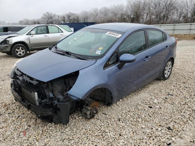 KNADM4A33G6684567 - 2016 KIA RIO LX BLUE photo 1