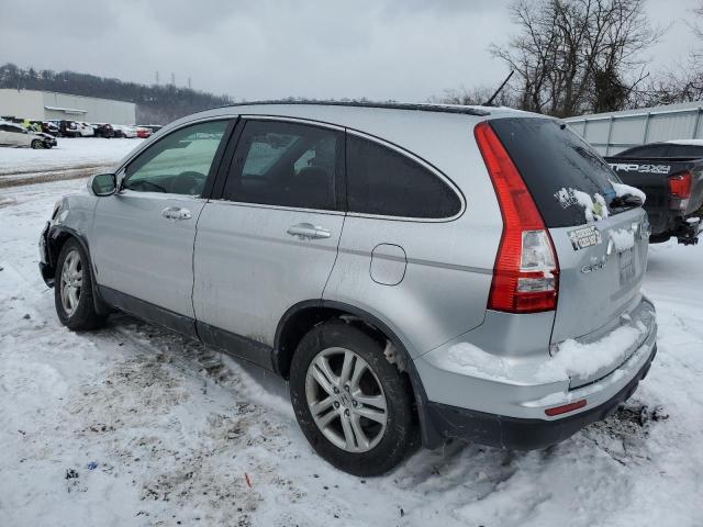 JHLRE4H75BC035493 - 2011 HONDA CR-V EXL WHITE photo 2