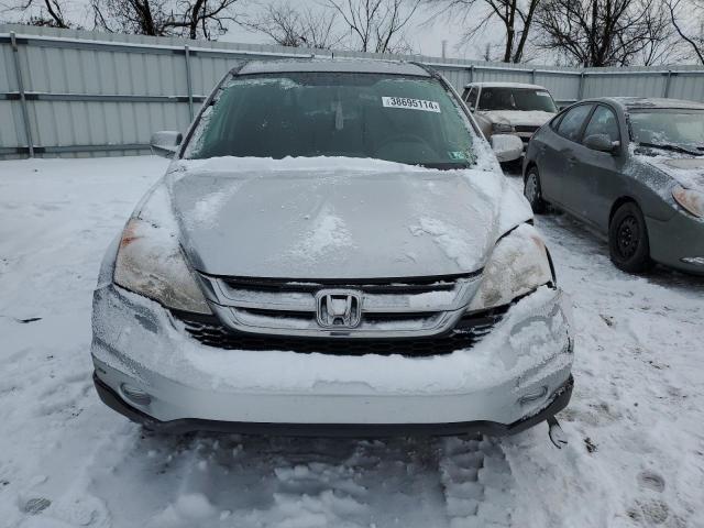 JHLRE4H75BC035493 - 2011 HONDA CR-V EXL WHITE photo 5