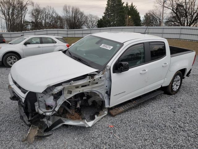 1GCGSCEN4M1121354 - 2021 CHEVROLET COLORADO LT WHITE photo 1