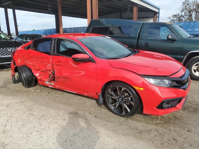 2HGFC2F87KH552542 - 2019 HONDA CIVIC SPORT RED photo 4