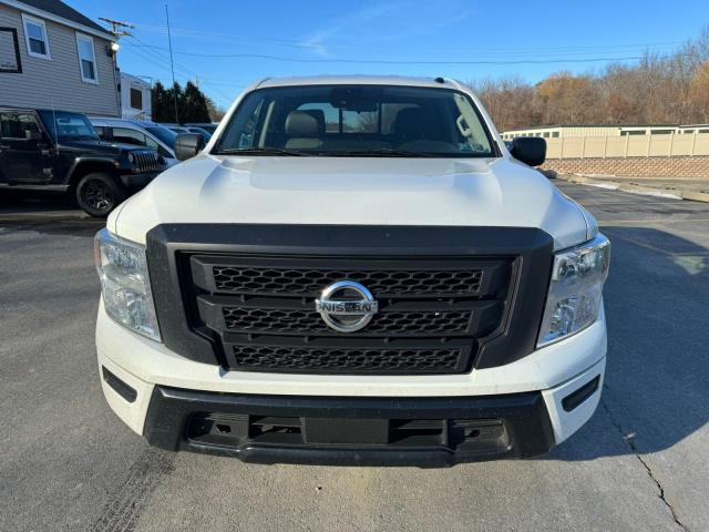 1N6AA1EC5MN525958 - 2021 NISSAN TITAN S WHITE photo 10