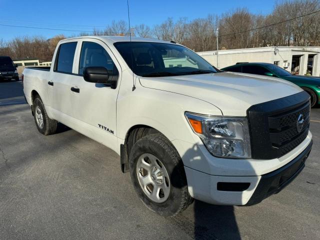 1N6AA1EC5MN525958 - 2021 NISSAN TITAN S WHITE photo 4