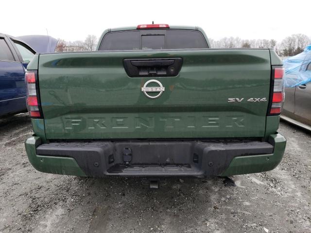 1N6ED1EK3NN692904 - 2022 NISSAN FRONTIER S GREEN photo 6