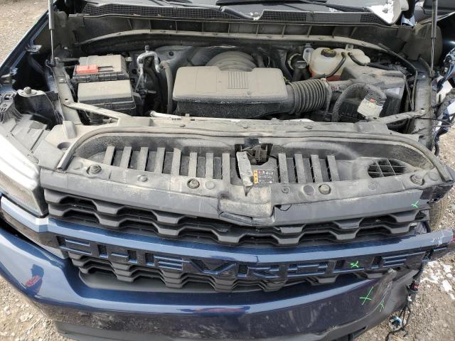 1GCPYBEH1MZ172833 - 2021 CHEVROLET SILVERADO K1500 CUSTOM BLUE photo 11