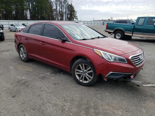 5NPE24AF3GH287289 - 2016 HYUNDAI SONATA SE RED photo 4