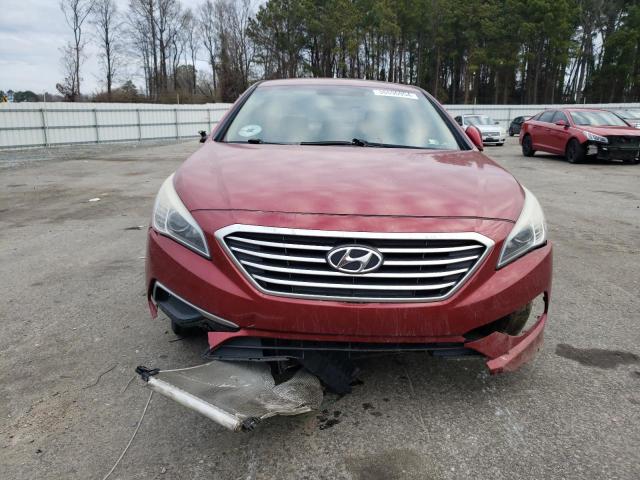 5NPE24AF3GH287289 - 2016 HYUNDAI SONATA SE RED photo 5