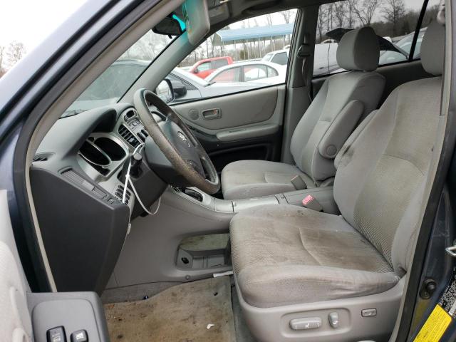 JTEHW21A970034447 - 2007 TOYOTA HIGHLANDER HYBRID BLUE photo 7