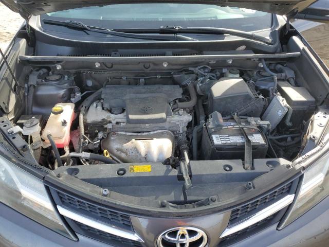 2T3WFREV7FW144621 - 2015 TOYOTA RAV4 XLE GRAY photo 12