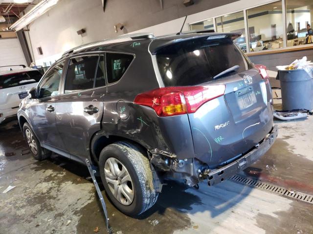 2T3ZFREV9EW092484 - 2014 TOYOTA RAV4 LE GRAY photo 2