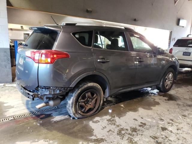 2T3ZFREV9EW092484 - 2014 TOYOTA RAV4 LE GRAY photo 3