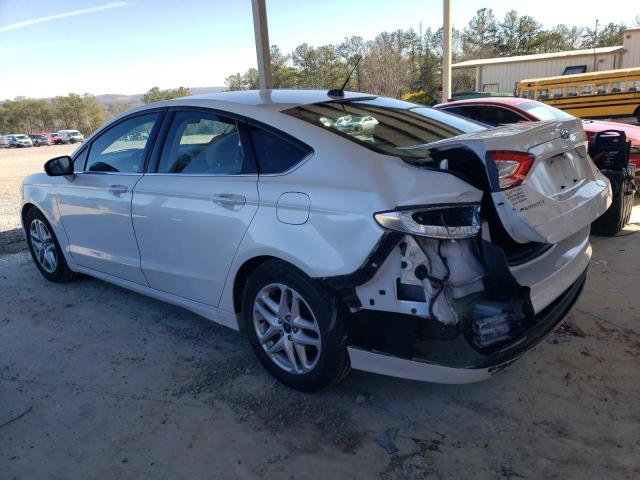 3FA6P0H78FR109330 - 2015 FORD FUSION SE WHITE photo 2