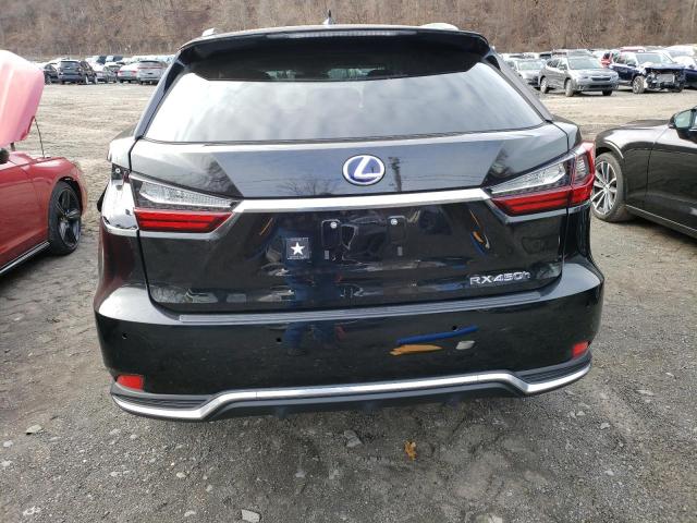 2T2HGMDA5NC092238 - 2022 LEXUS RX 450H BLACK photo 6