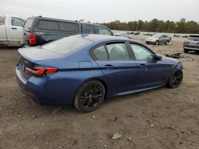 WBA73BJ05MWX20040 - 2021 BMW 540 XI BLUE photo 3
