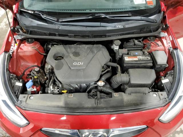 KMHCU4AE6EU617613 - 2014 HYUNDAI ACCENT GLS RED photo 11