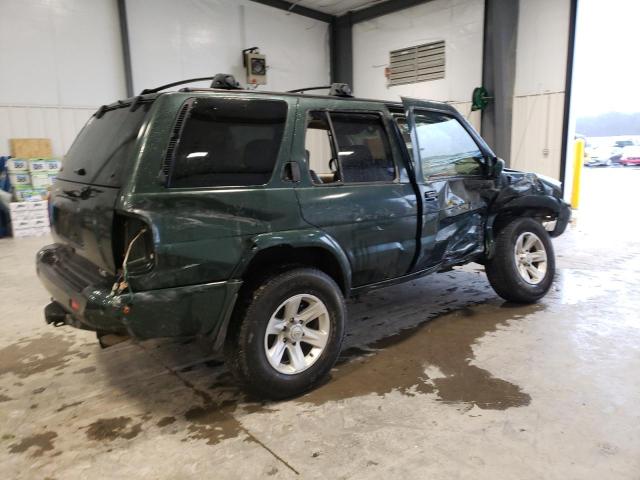 JN8DR09Y22W743490 - 2002 NISSAN PATHFINDER LE მწვანე ფოტო 3