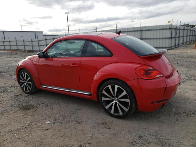 3VWVT7AT1GM618396 - 2016 VOLKSWAGEN BEETLE R-LINE RED photo 2