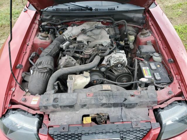 1FAFP4449YF270420 - 2000 FORD MUSTANG RED photo 11