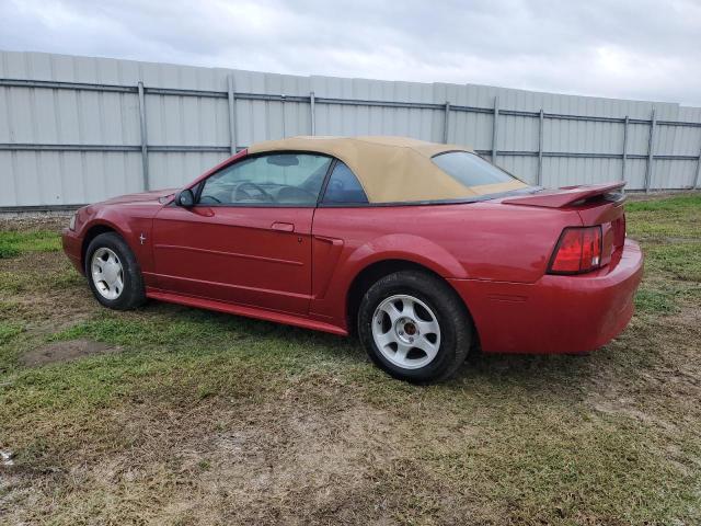 1FAFP4449YF270420 - 2000 FORD MUSTANG RED photo 2