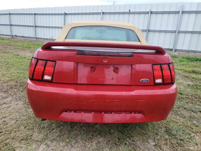 1FAFP4449YF270420 - 2000 FORD MUSTANG RED photo 6