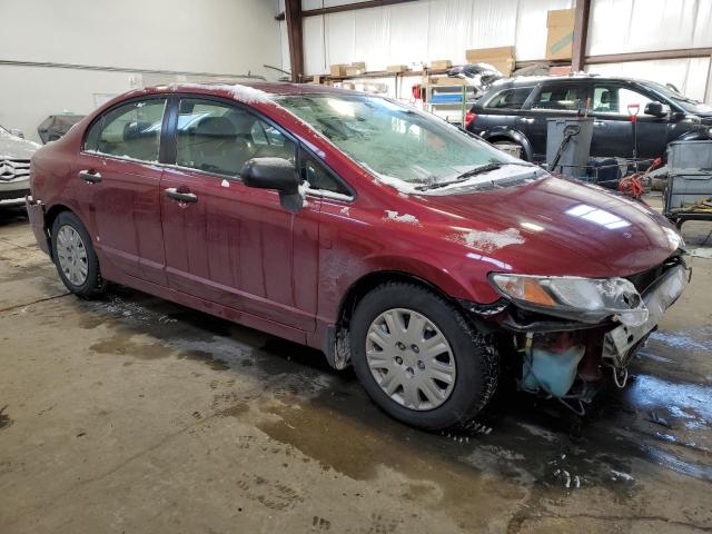 2HGFA16409H107261 - 2009 HONDA CIVIC DX-G RED photo 4