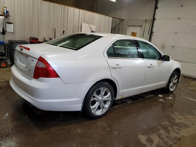 3FAHP0HA0CR101500 - 2012 FORD FUSION SE WHITE photo 3