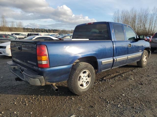 2GCEC19T821357188 - 2002 CHEVROLET silverado C1500 BLUE photo 3