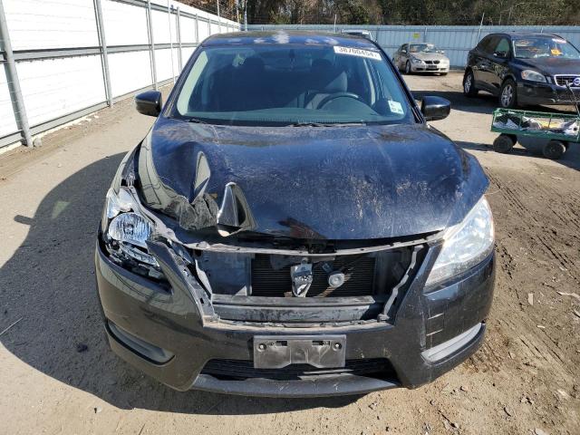 3N1AB7APXFY329745 - 2015 NISSAN SENTRA S BLACK photo 5