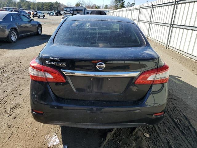 3N1AB7APXFY329745 - 2015 NISSAN SENTRA S BLACK photo 6