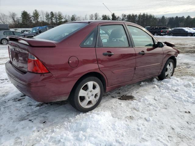 1FAHP34N77W290322 - 2007 FORD FOCUS ZX4 BURGUNDY photo 3