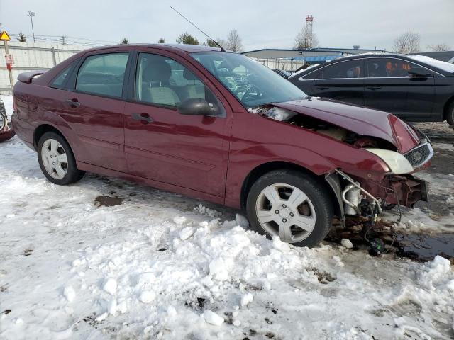 1FAHP34N77W290322 - 2007 FORD FOCUS ZX4 BURGUNDY photo 4