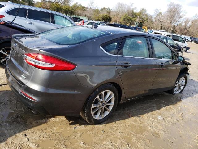 3FA6P0HD4LR161958 - 2020 FORD FUSION SE GRAY photo 3