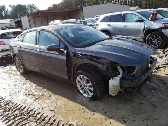 3FA6P0HD4LR161958 - 2020 FORD FUSION SE GRAY photo 4