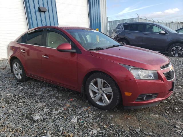 1G1P75SZ9E7427154 - 2014 CHEVROLET CRUZE RED photo 4